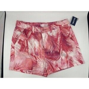 Womans 8 NWT STELLA PARKER hot pink cruise tropical shorts summer